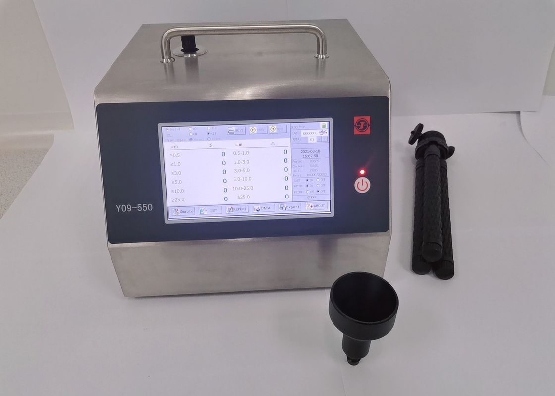 High Sensitivity 0.5um Cleanroom Electronic Particle Counter 50LPM