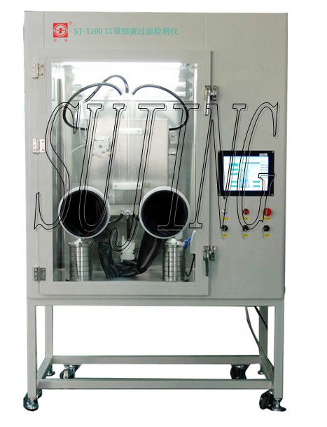 Medical Face Mask BFE Testing Machine 2200cfu 28.3 L/Min