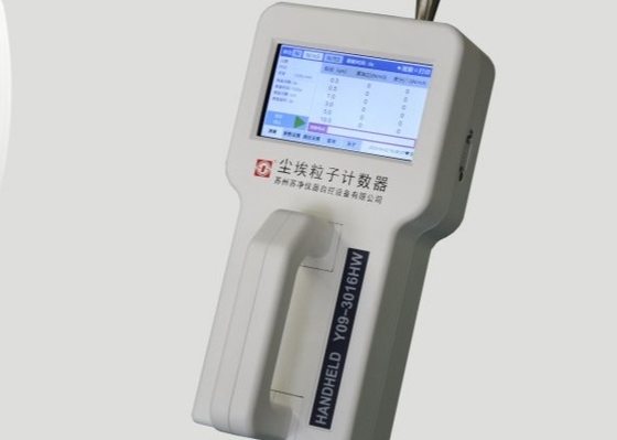 Good price 4.3'' Screen Handheld Condensation Particle Counter For Clean Room online