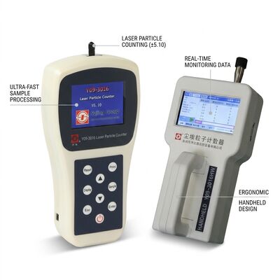 Goede prijs. Hospitaalklasse zeskanaals luchtdeeltjesteller met een doorstroming van 100 l/min voor cleanroommonitoring online