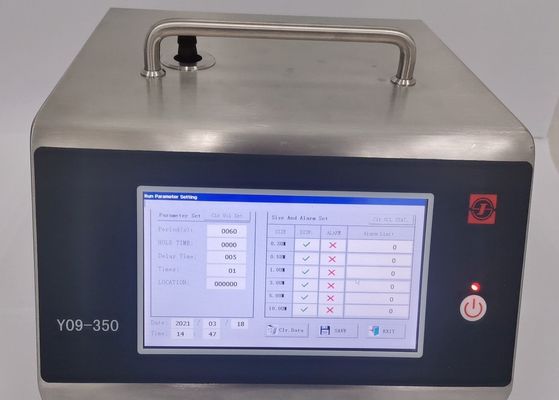 Good price Pharma Cleanroom Y09-350 Laser Air Particle Counter 50LPM 80W online
