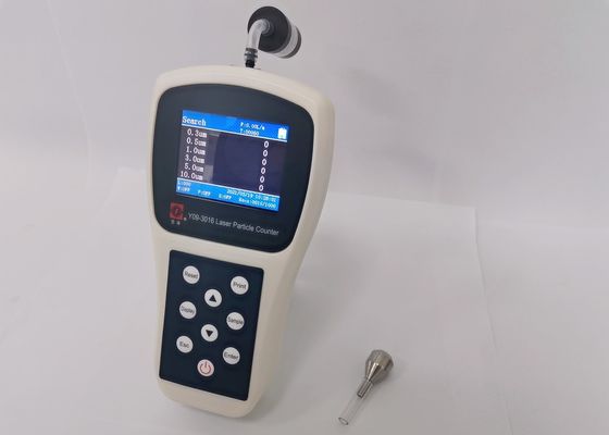 Cleanroom Handheld Air Particle Counter 0.1CFM For Lab Instrument