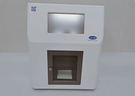 7 Inch LCD Screen 100μM Cleanroom Liquid Particle Counter In Pharma Factory