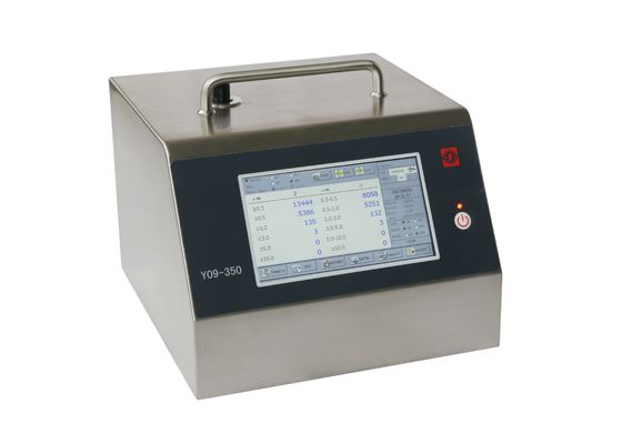 Good price Y09-350 Laser Dust Particle Counter 50LPM Flow With 7inch Color Screen online