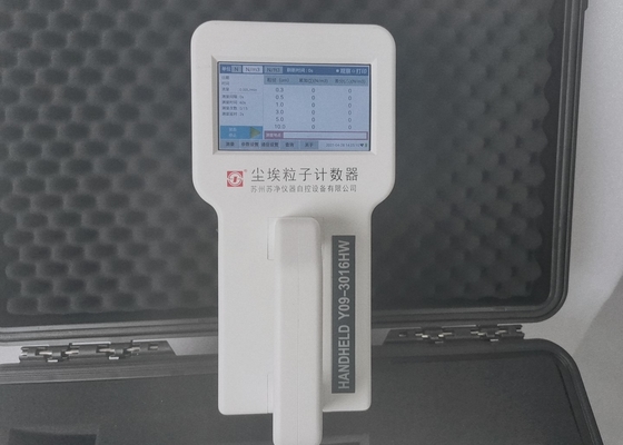 Dust Handheld Particle Counter For Cleanroom 2.83L/Min Flow Rate