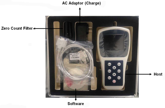 Good price Laser Sensor Handheld Air Quality Monitor 0.1cfm Flow Rate online
