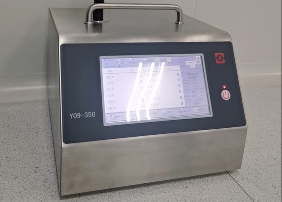 Good price Laser Portable Air Particle Counter 80W For Pharma Cleanroom Y09-350 online