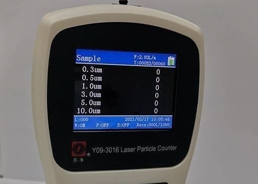 Good price Handheld Airborne Dust Particle Counter In Pharma Factory Y09-3016 online